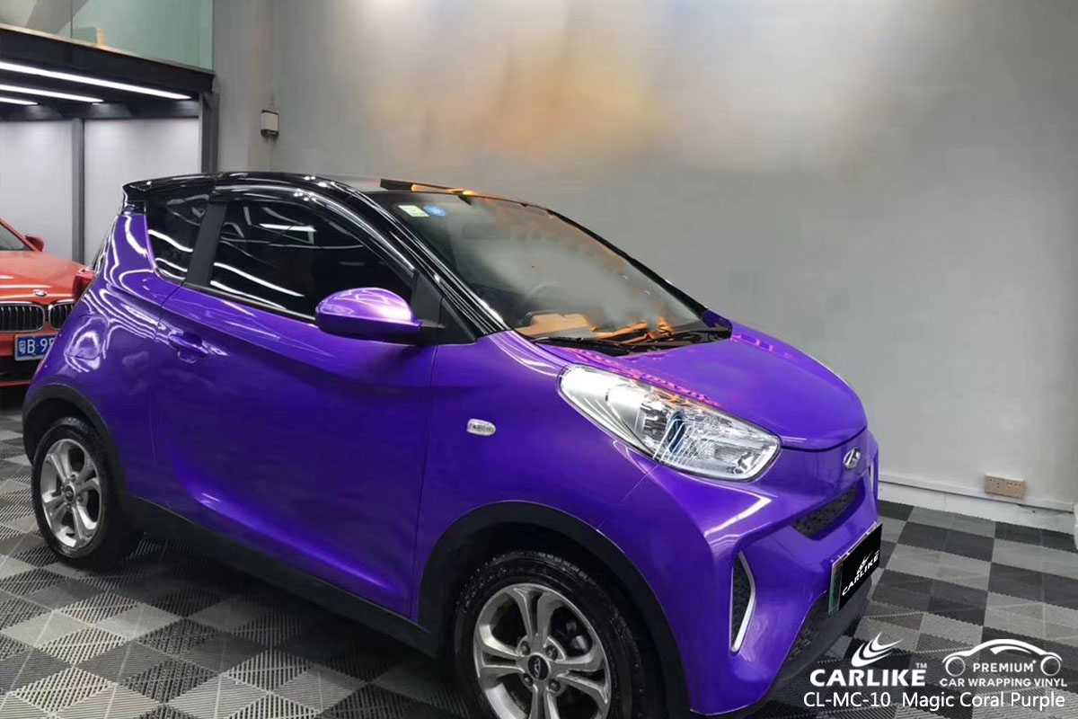 CARLIKE CL-MC-10  Magic Coral Purple car wrap vinyl for Chery