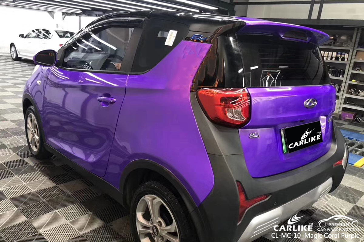 CARLIKE CL-MC-10  Magic Coral Purple car wrap vinyl for Chery