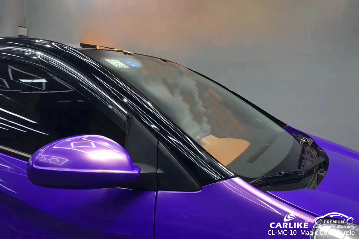 CARLIKE CL-MC-10  Magic Coral Purple car wrap vinyl for Chery
