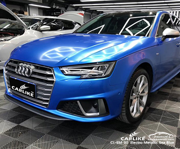CL-EM-30 Vinyle Wrap Electro Metallic Sea Blue pour Audi