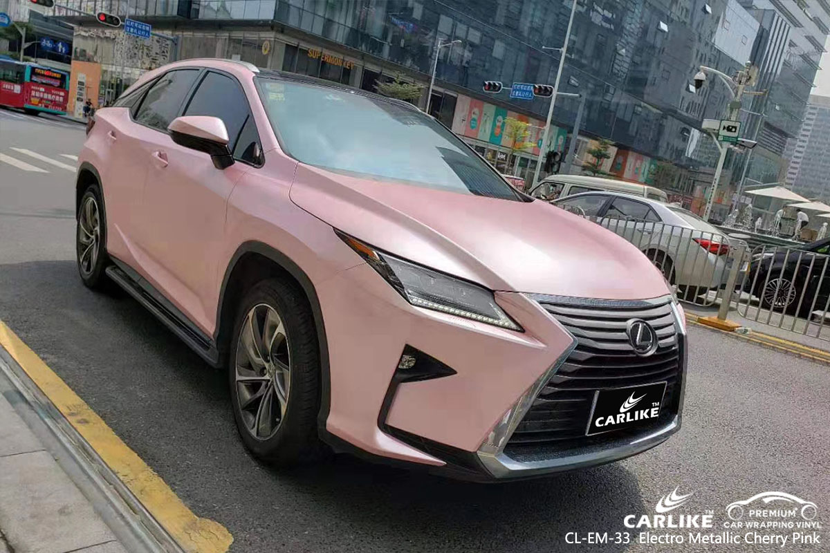 CL-EM-33 Electro Metallic Cherry Pink car wrap vinyl for Lexus