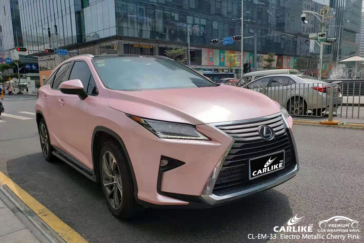 CL-EM-33 Electro Metallic Cherry Pink car wrap vinyl for Lexus