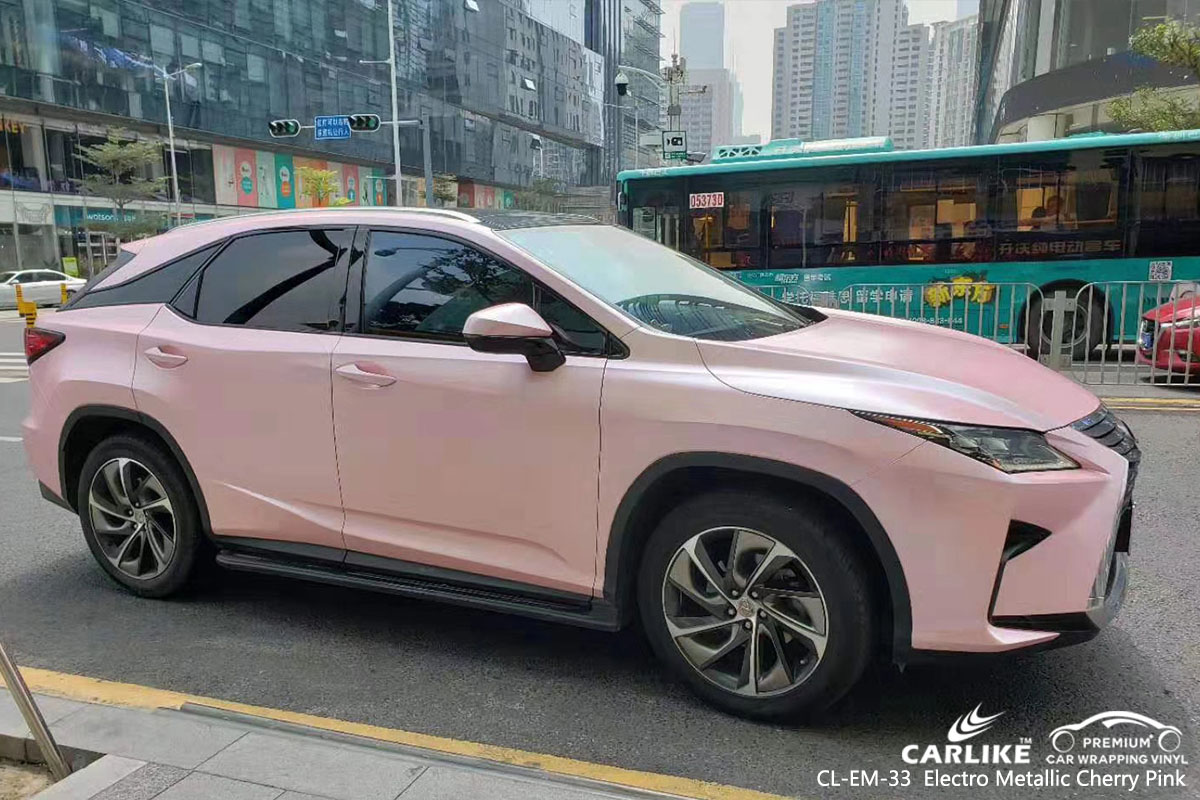 CL-EM-33 Electro Metallic Cherry Pink car wrap vinyl for Lexus