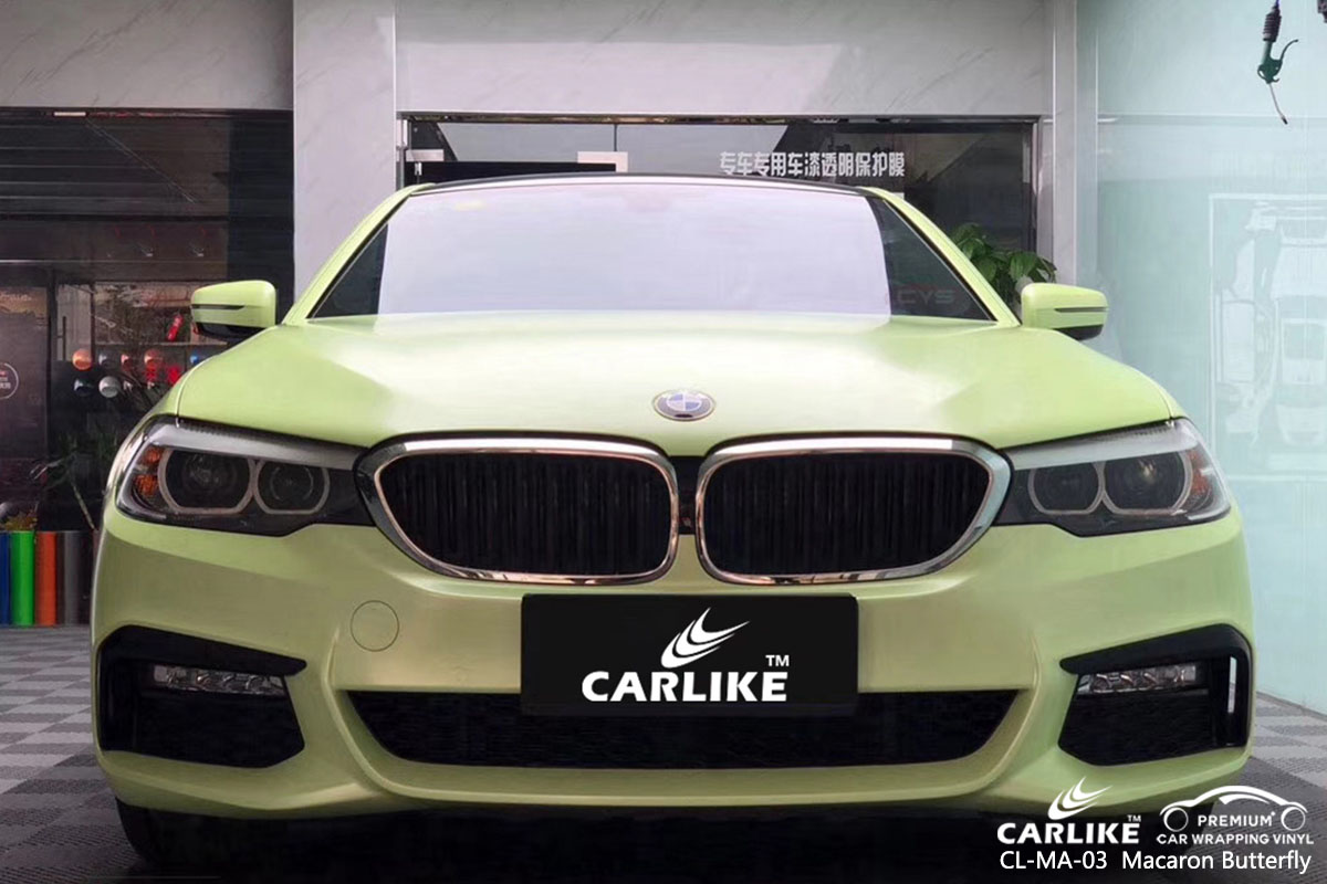 CL-MA-03 Macaron Butterfly car wrap vinyl for BMW