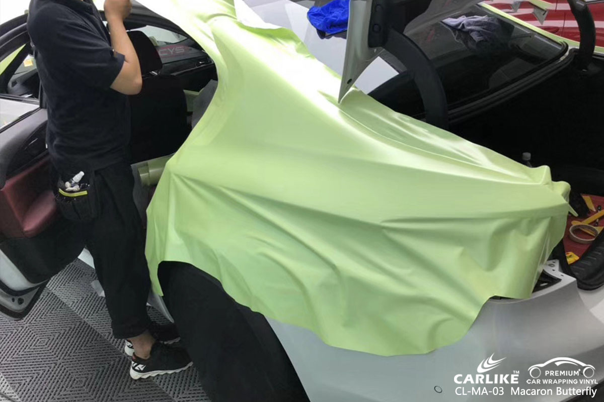 CL-MA-03 Macaron Butterfly car wrap vinyl for BMW