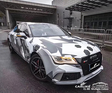 CL-BS Printed Bomb Sticker car vinyl wrapping for Audi