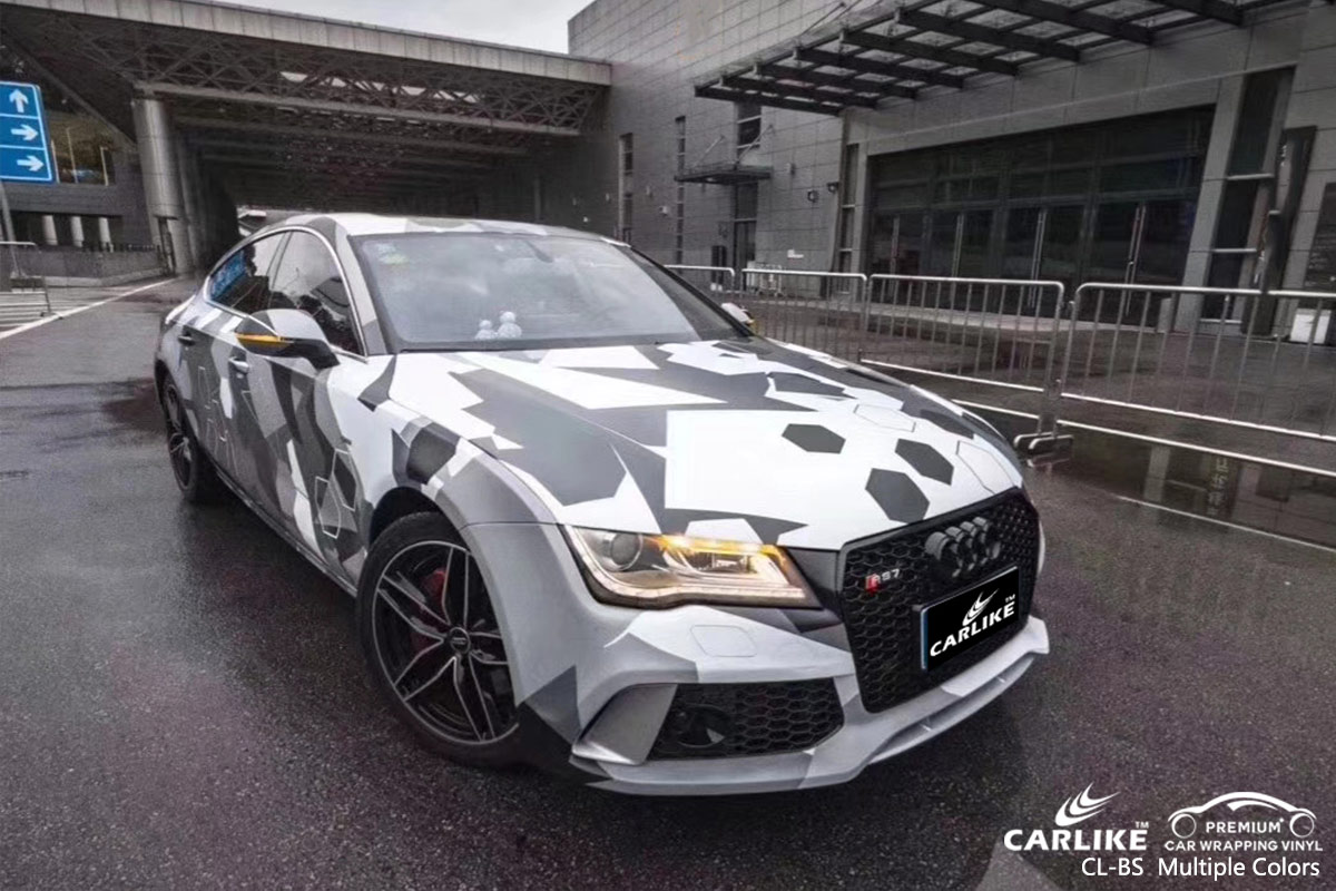 CL-BS Printed Bomb Sticker car wrap vinyl for Audi