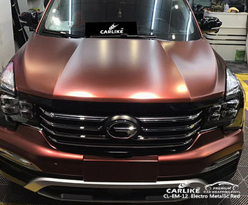 CL-EM-12 الكهربائية التفاف السيارة الحمراء الفينيل الفينيل لأسطورة gac