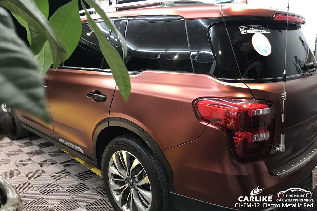 CL-EM-12 Electro Metallic Red car wrap vinyl for GAC Legend