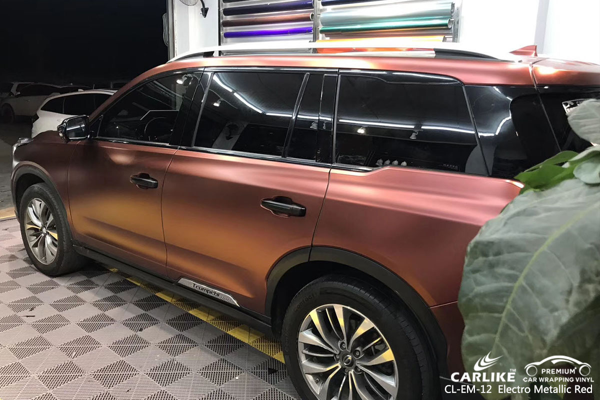 CL-EM-12 Electro Metallic Red car wrap vinyl for GAC Legend