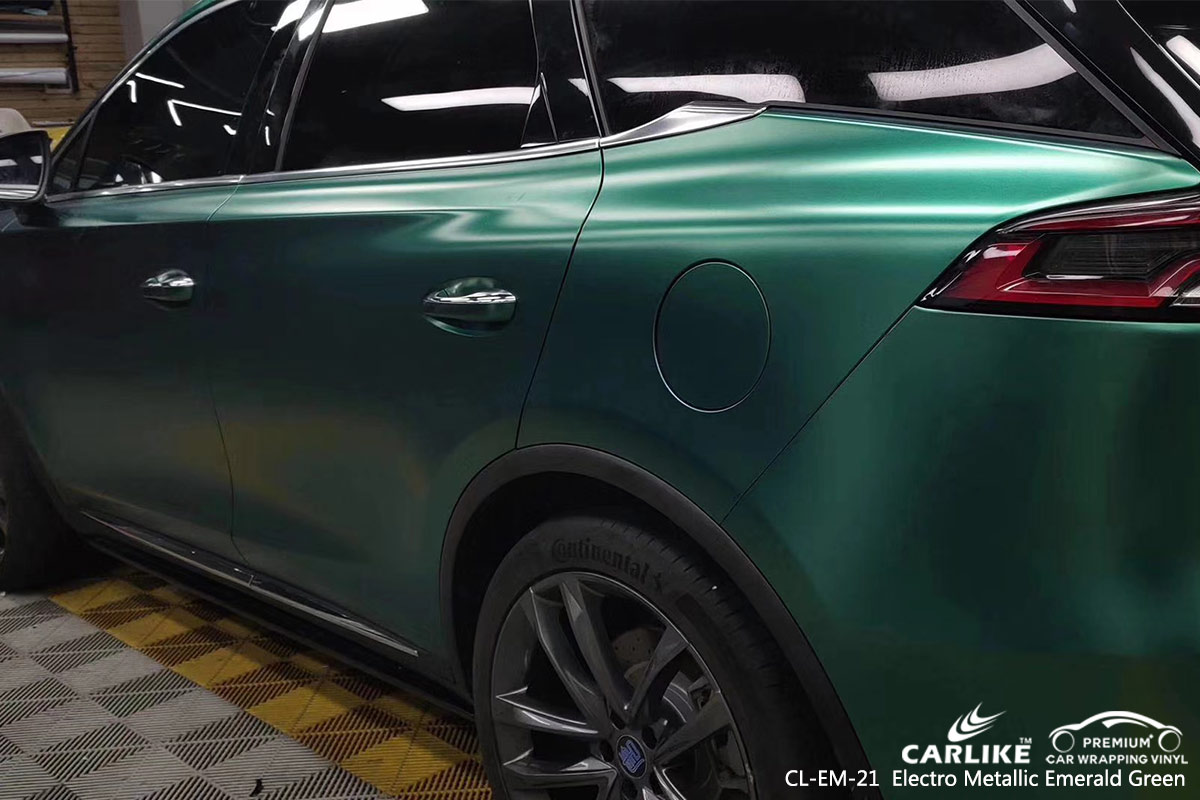 CL-EM-21 Electro Metallic Emerald Green car wrap vinyl