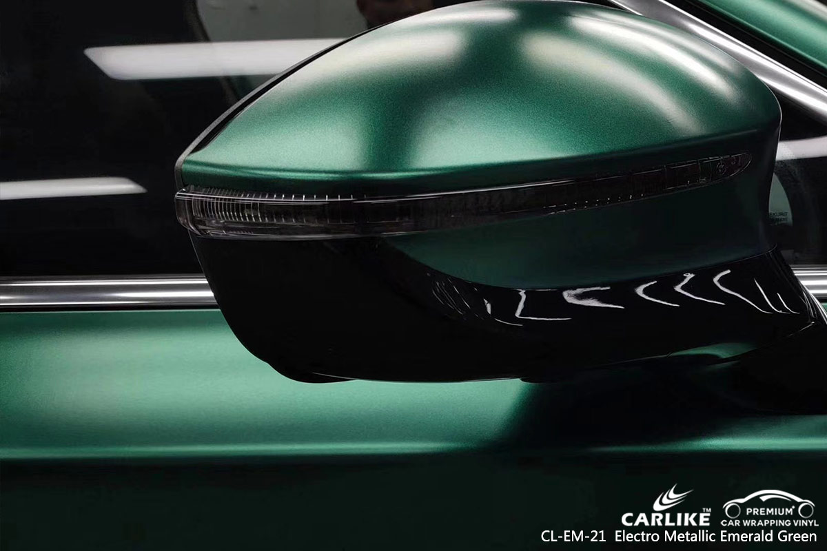 CL-EM-21 Electro Metallic Emerald Green car wrap vinyl