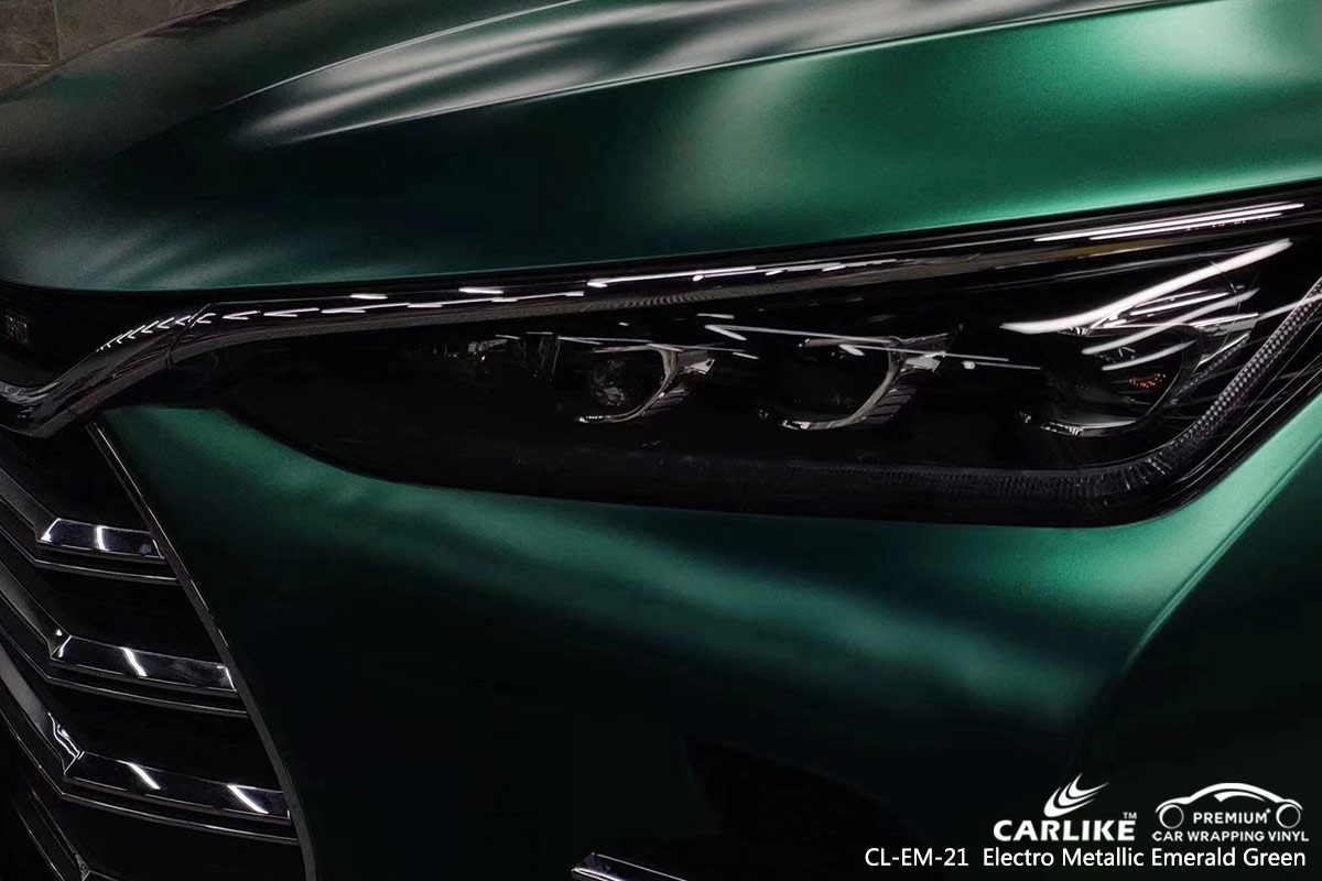 CL-EM-21 Electro Metallic Emerald Green car wrap vinyl