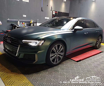 CL-EM-22 Vinyle Wrap Electro Metallic Stone Green pour Audi
