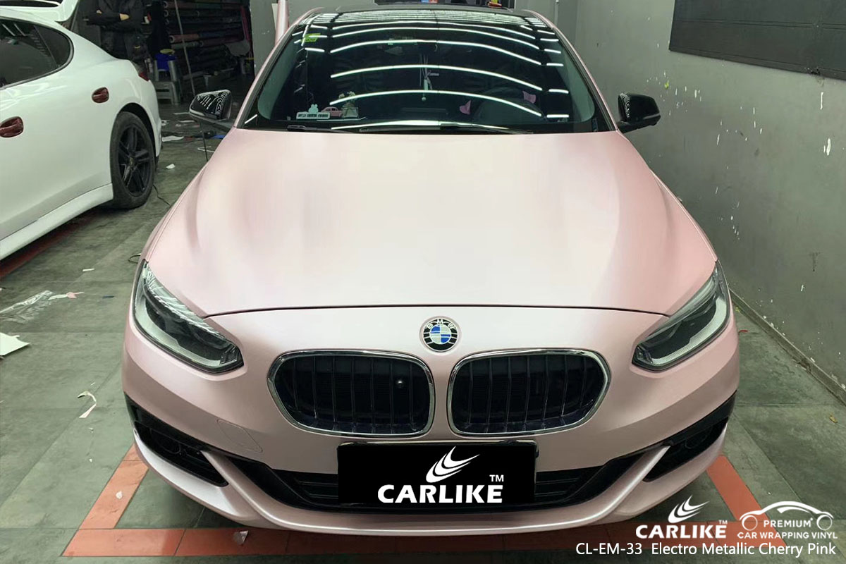 CL-EM-33 Electro Metallic Cherry Pink car wrap vinyl for BMW