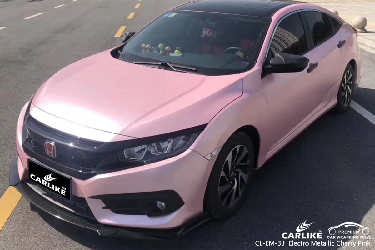 CL-EM-33 Electro Metallic Cherry Pink car wrap vinyl for Honda