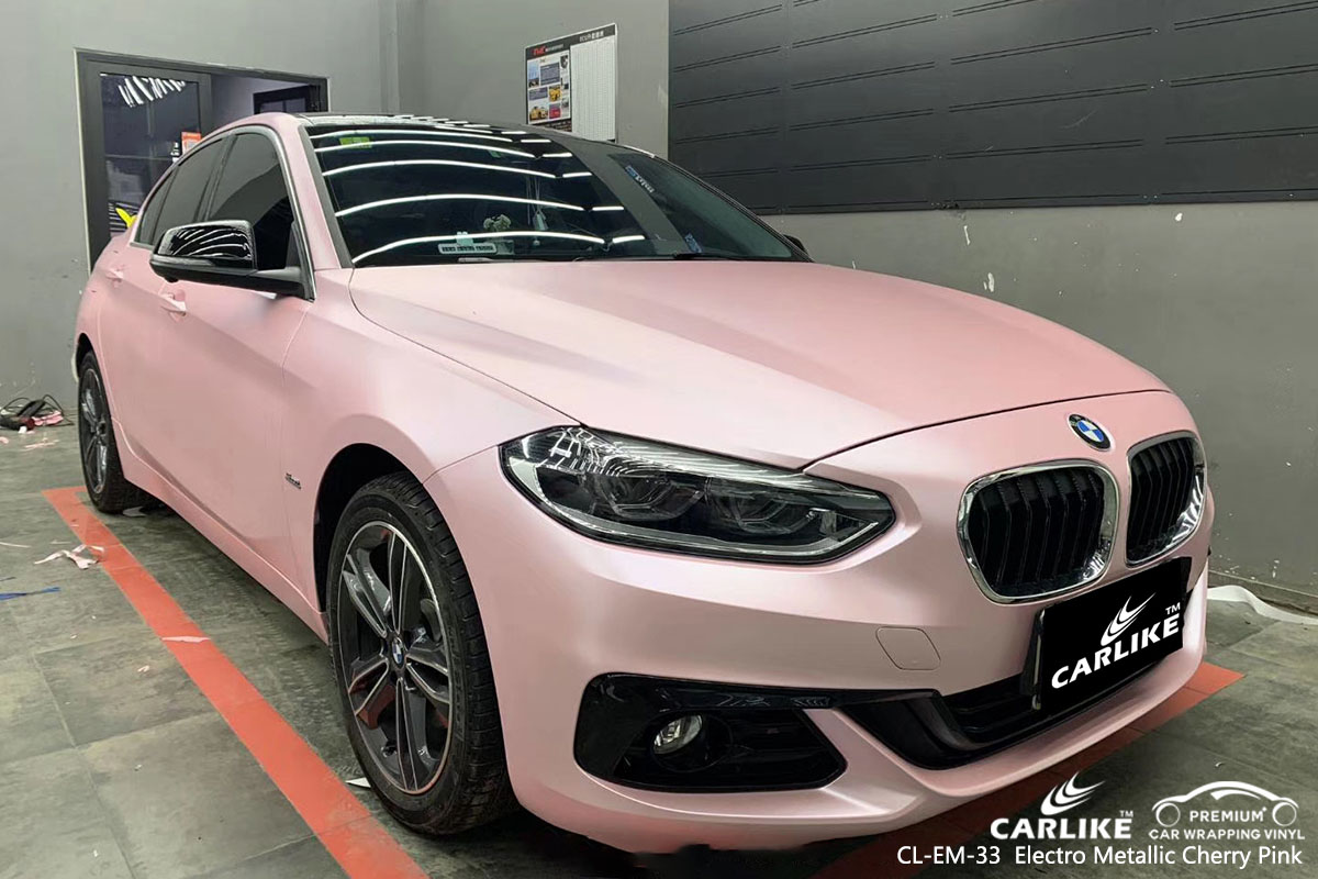 CL-EM-33 Electro Metallic Cherry Pink car wrap vinyl for BMW
