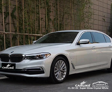 CL-SV-02 سوبر الفينيل لامع سيارة التفاف الفينيل لسيارات bmw