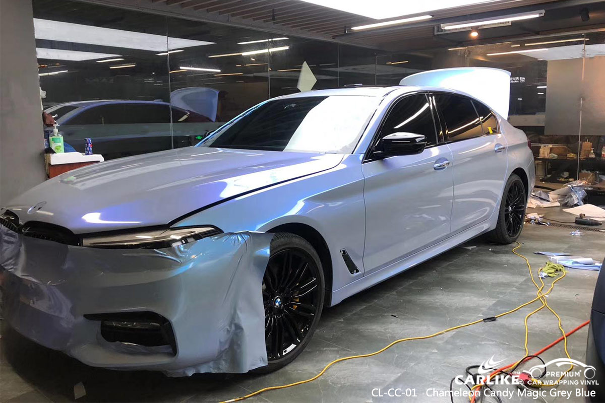 CL-CC-01 chameleon candy magic grey blue auto wrap my car for BMW Congo - Brazzaville