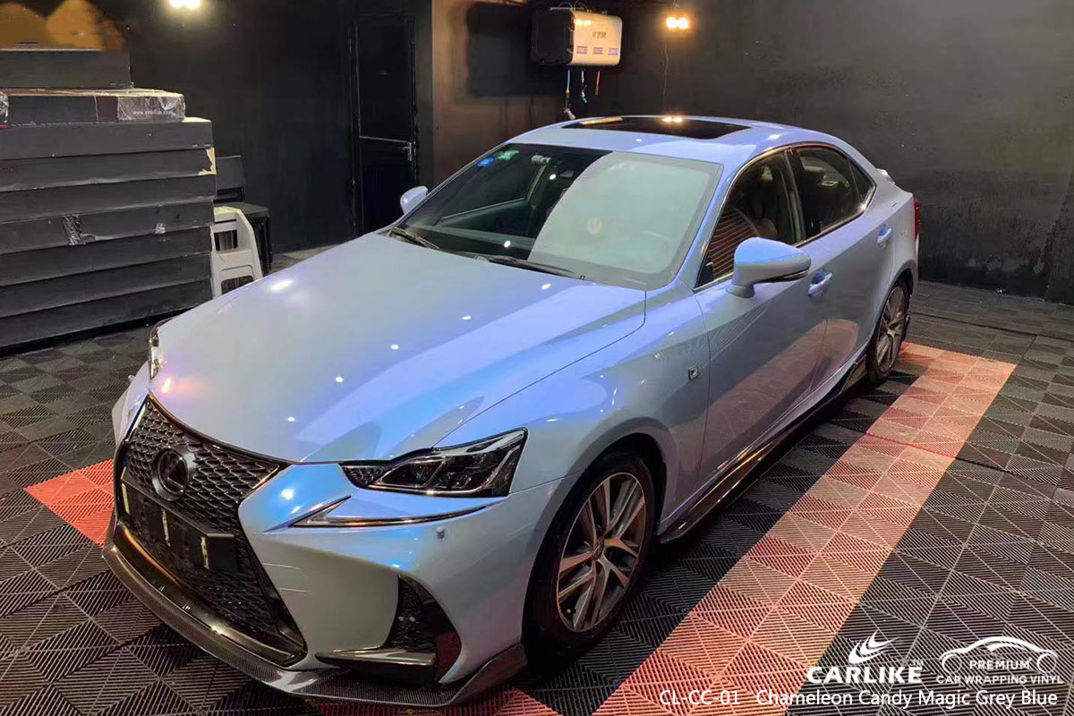 CL-CC-01 chameleon candy magic grey blue car foil vinyl films for LEXUS Samoa