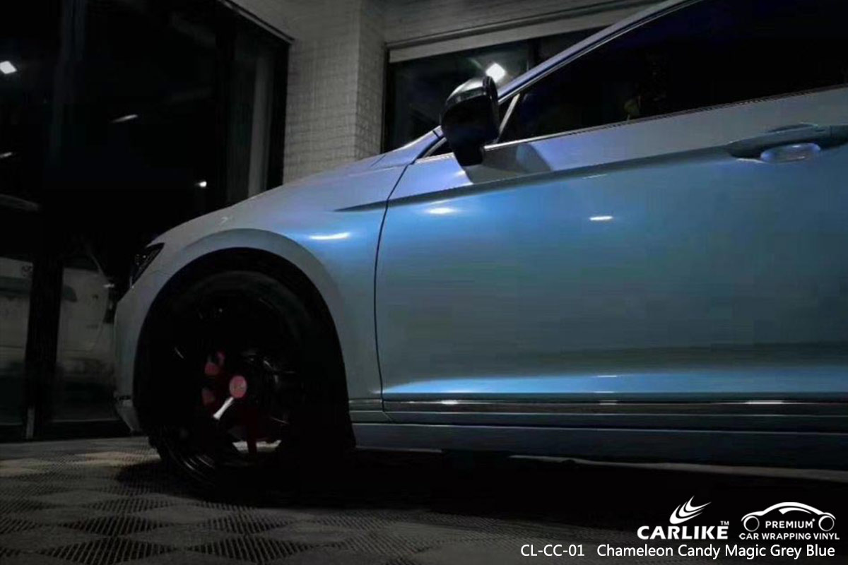 CL-CC-01 chameleon candy magic grey blue auto car vinyl films for VOLKSWAGEN Gabon