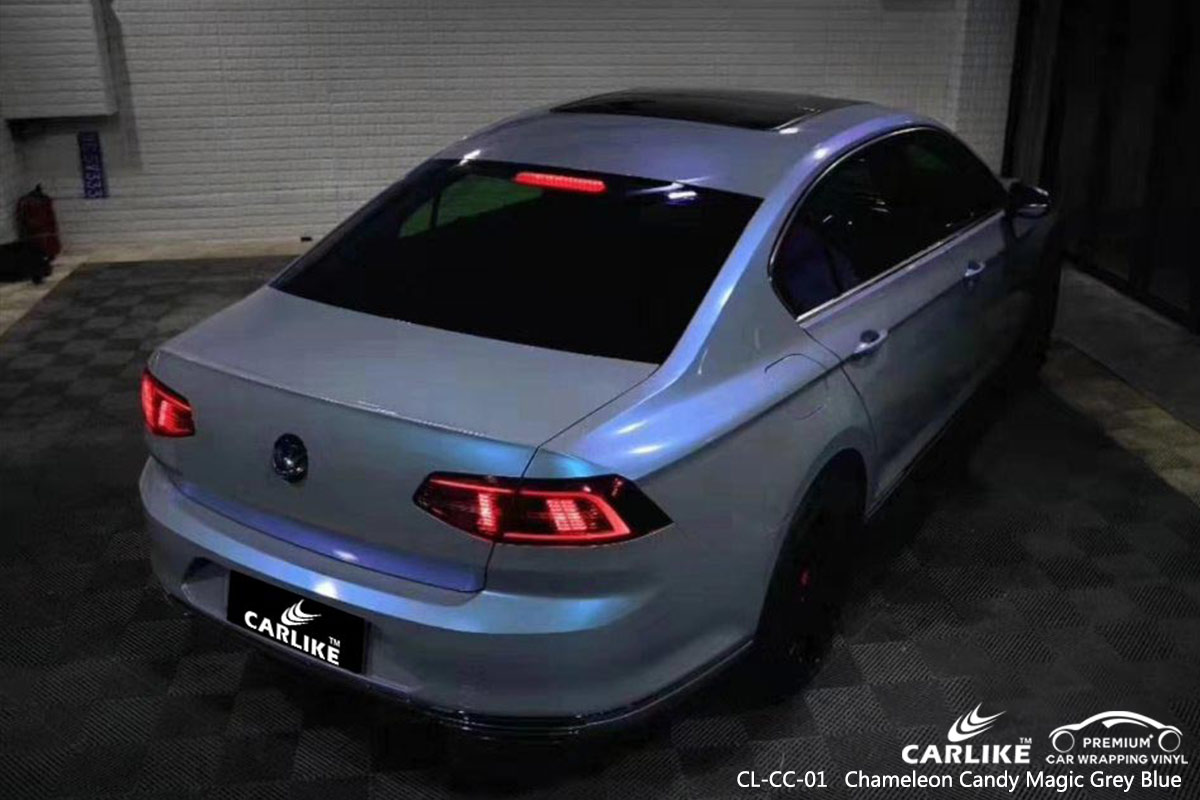 CL-CC-01 chameleon candy magic grey blue auto car vinyl films for VOLKSWAGEN Gabon