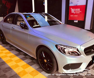 CL-CC-05 حلوى الحرباء سحرية رمادية اللون الأرجواني جسم السيارة التفاف المورد لسيارات MERCEDES-BENZ Andorra