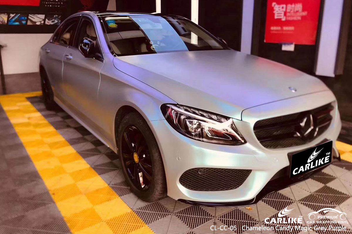 CL-CC-05 chameleon candy magic grey purple auto body wrap car supplier for MERCEDES-BENZ Andorra