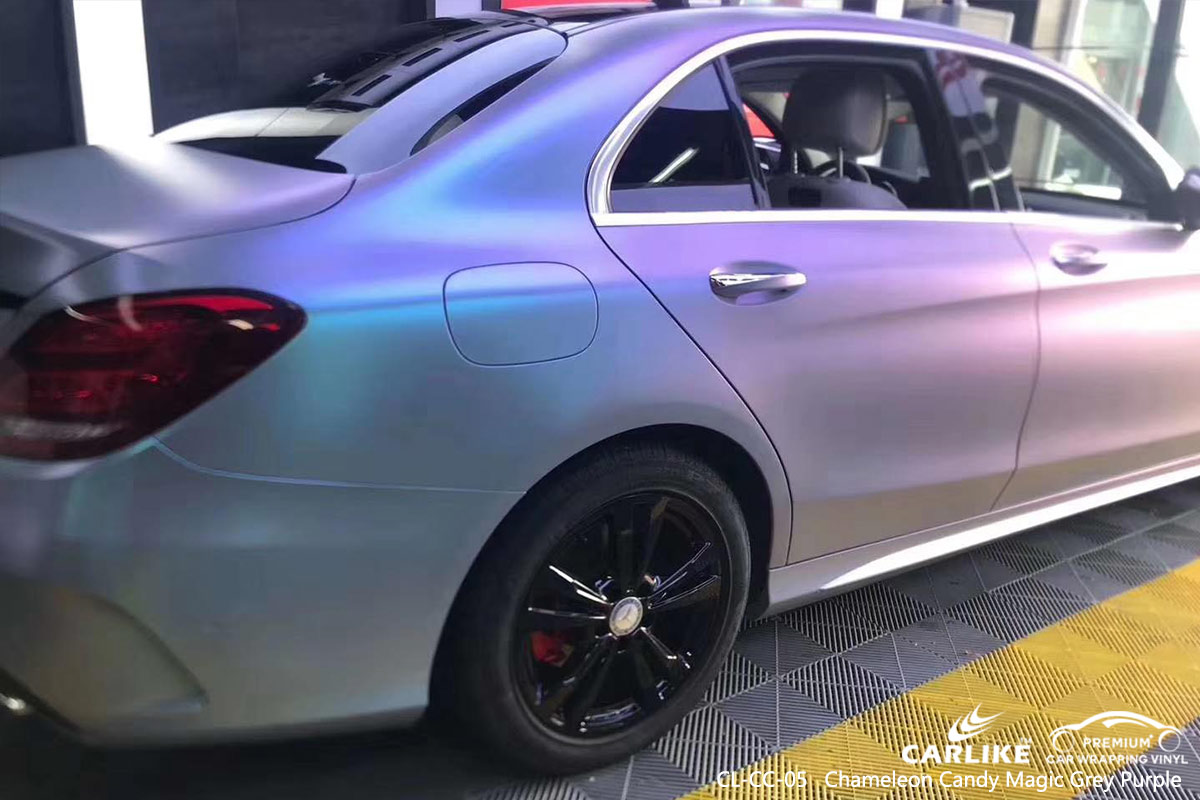 CL-CC-05 chameleon candy magic grey purple auto body wrap car supplier for MERCEDES-BENZ Andorra