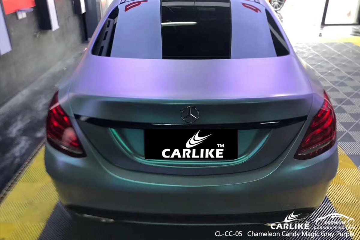 CL-CC-05 chameleon candy magic grey purple auto body wrap car supplier for MERCEDES-BENZ Andorra