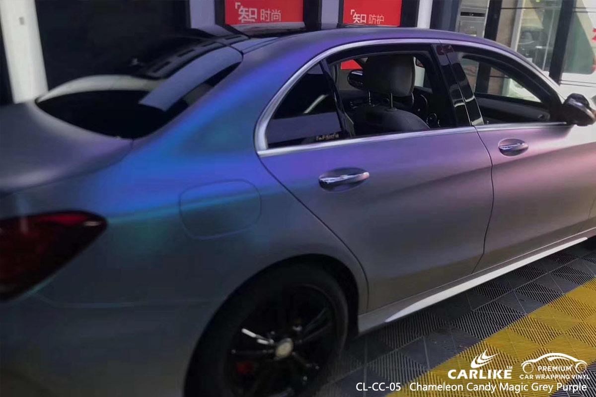 CL-CC-05 chameleon candy magic grey purple auto body wrap car supplier for MERCEDES-BENZ Andorra