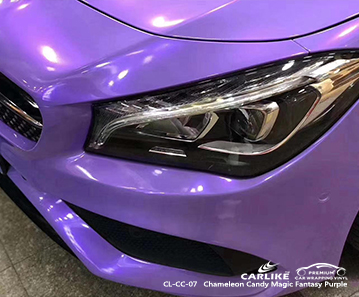 CL-CC-07 chameleon candy magic fantasy purple vehicle car vinyl wrap gloss for MERCEDES-BENZ