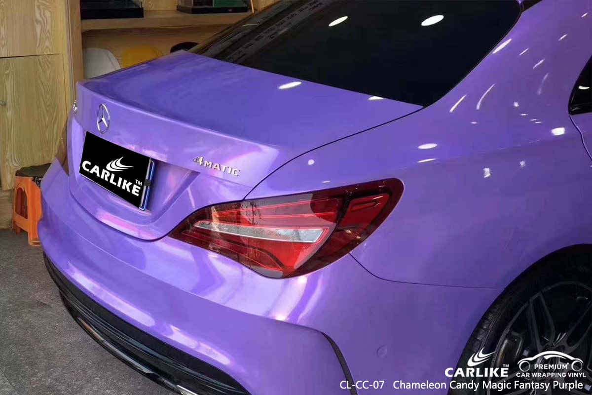 CARLIKE CL-CG-07 CHROME GLOSS PURPLE VINYL CAR BODY WRAP MERCEDES-BENZ –  CARLIKE WRAP