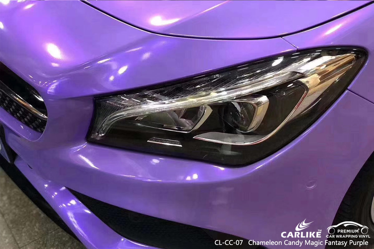 CL-CC-07 chameleon candy magic fantasy purple vehicle car vinyl wrap gloss for MERCEDES-BENZ Burundi