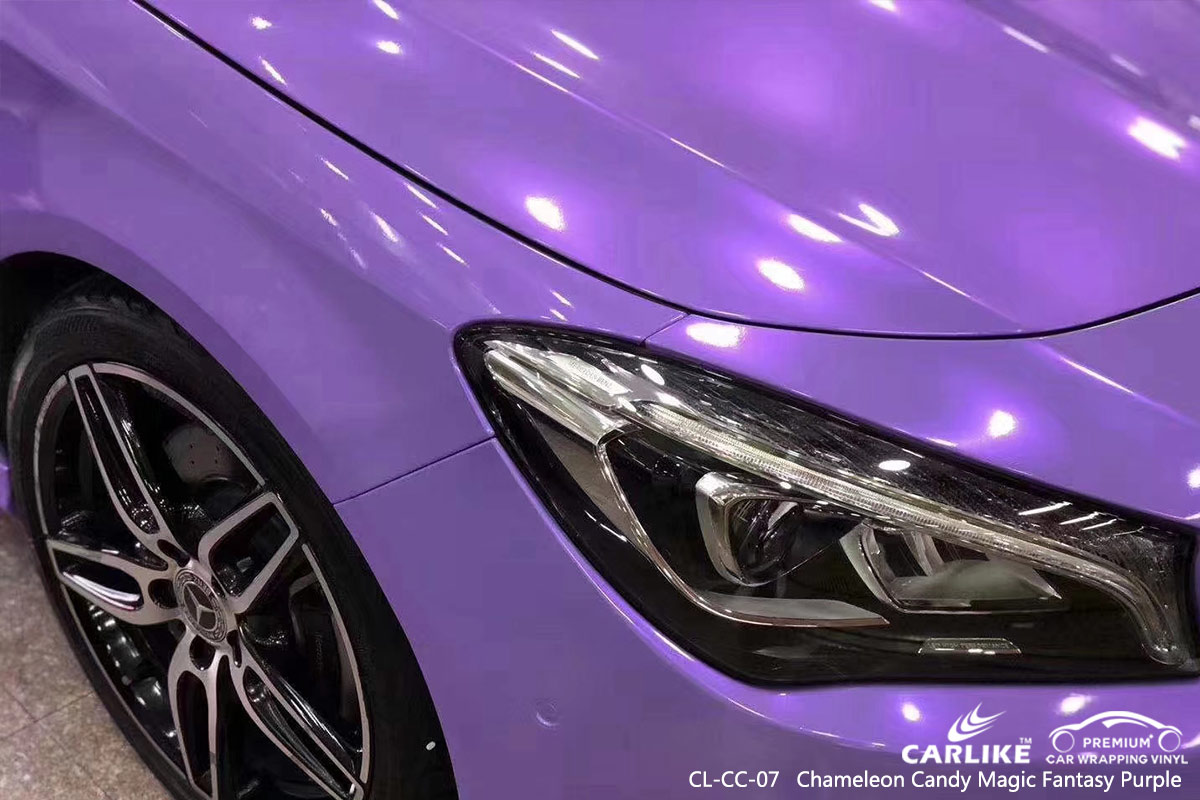 CL-CC-07 chameleon candy magic fantasy purple vehicle car vinyl wrap gloss for MERCEDES-BENZ Burundi