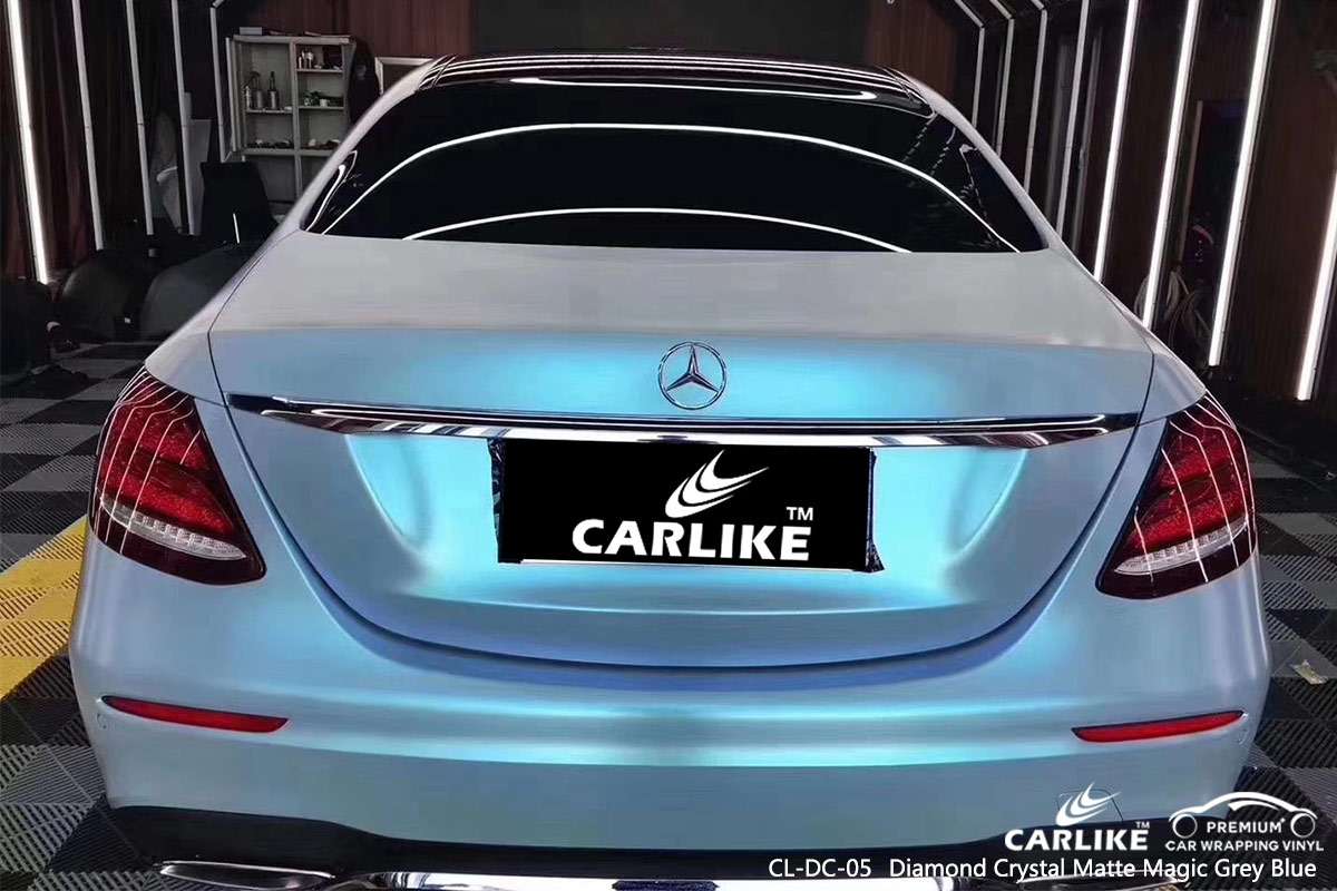 CL-DC-05 diamond crystal matte magic grey blue wrap my car wrapping for MERCEDES-BENZ St. Martin
