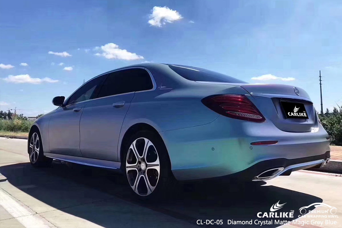 CL-DC-05 diamond crystal matte magic grey blue wrap my car wrapping for MERCEDES-BENZ St. Martin