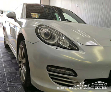 CL-DC-54 الماس السيارات الكريستال الذهب الأبيض لمعان التفاف السيارة لبورشه رواندا