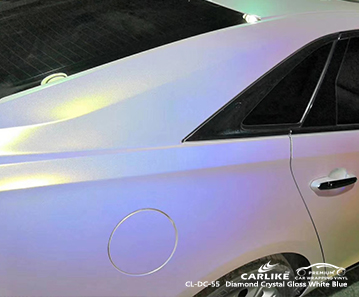 CL-DC-55 ماسة كريستالية بيضاء لامعة مرصّعة بالألماس لفاف جزر فيرجن البريطانية