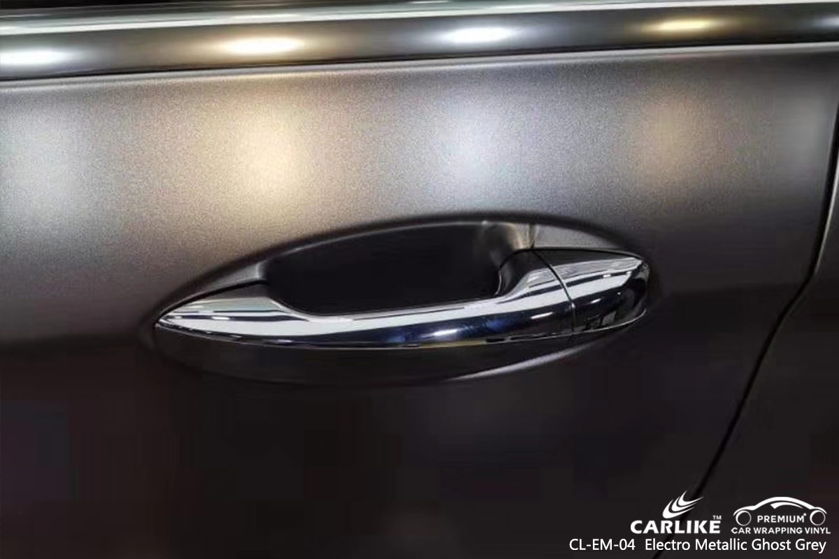 CL-EM-04 ELECTRO METALLIC GHOST GREY CAR WRAP VINYL for MERCEDES-BENZ
