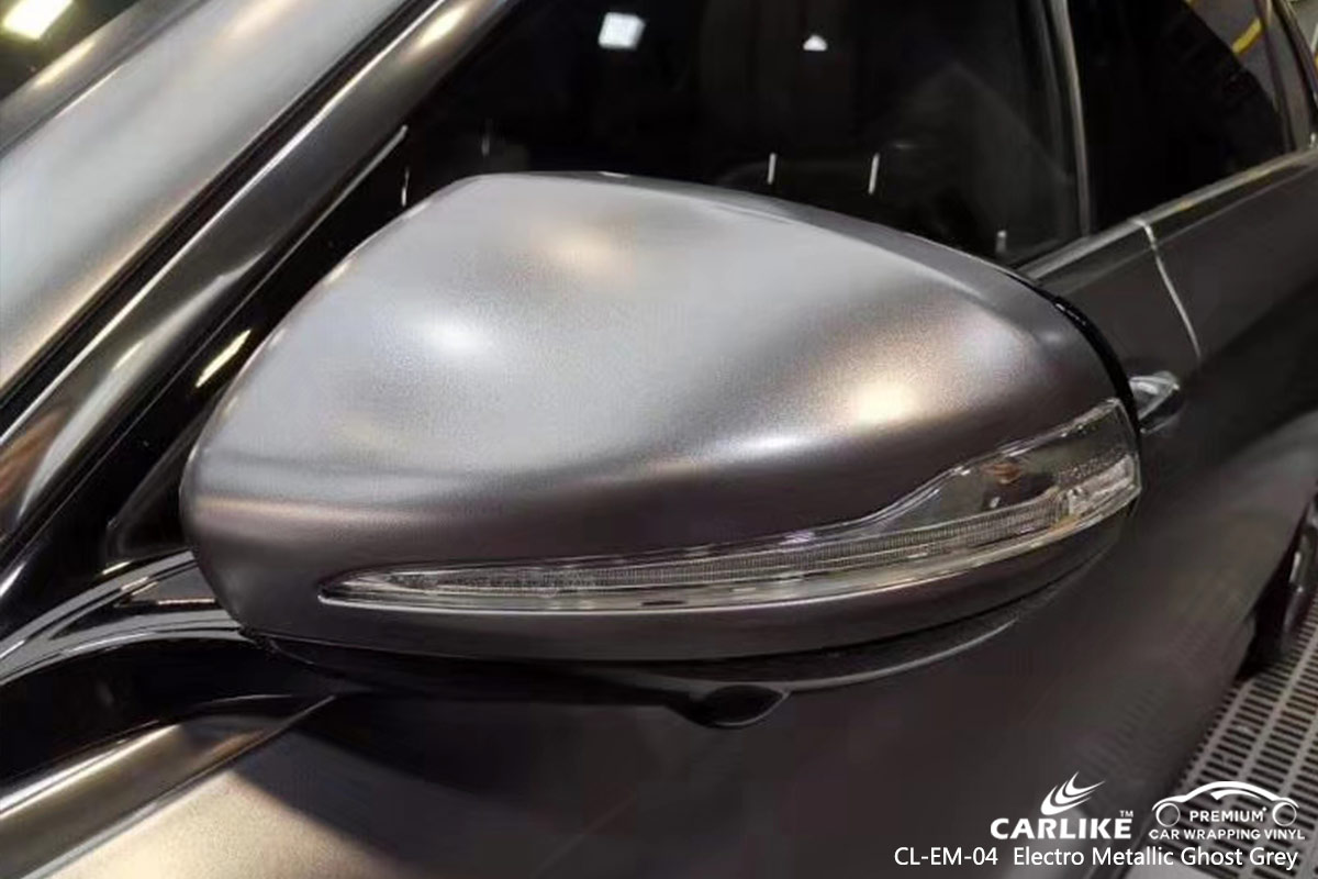 CL-EM-04 ELECTRO METALLIC GHOST GREY CAR WRAP VINYL for MERCEDES-BENZ