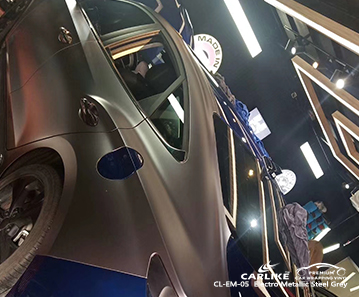 CL-EM-05 التفاف السيارة باللون الرمادي المعدني المعدني الرمادي بلجيكا