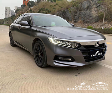 CL-EM-05 المعدني الرمادي المعدني لسيارة الفينيل التفاف الفينيل ماتي لهوندا كينيا
