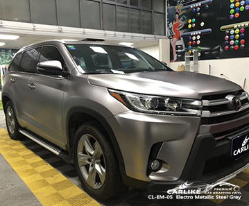 CL-EM-05 الكهربائية المعدني الرمادي سيارة سيارة الفينيل ورقة لاصقة لتويوتا كوريا الجنوبية