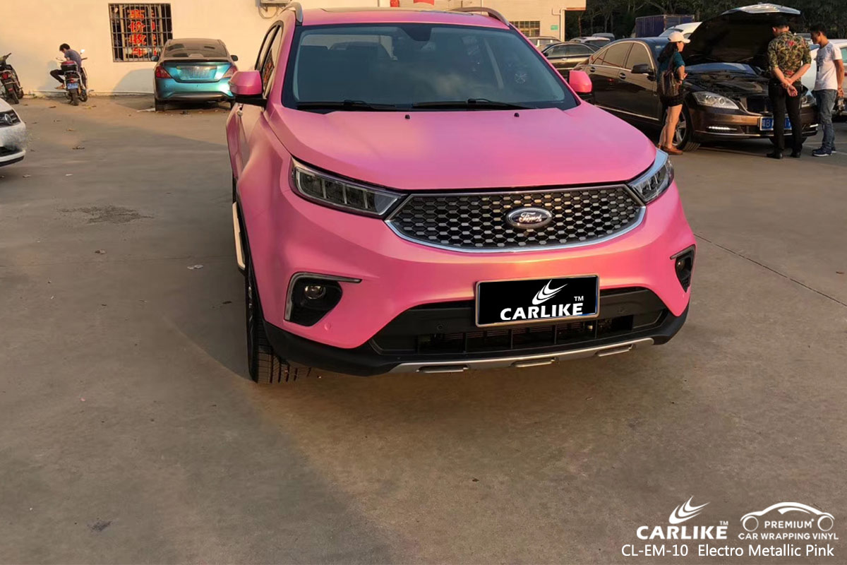 CL-EM-10 ELECTRO METALLIC PINK CAR WRAP VINYL for FORD TERRITORY