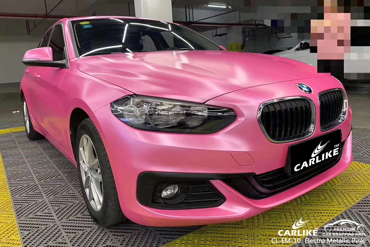 CL-EM-10 ELECTRO METALLIC PINK CAR WRAP VINYL for BMW