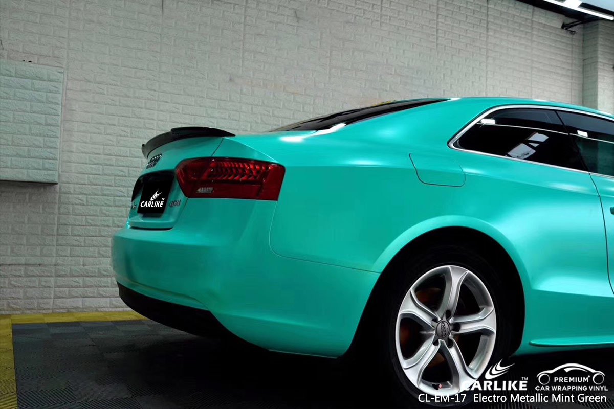 CL-EM-17 vinilo metalizado verde menta para coche para AUDI