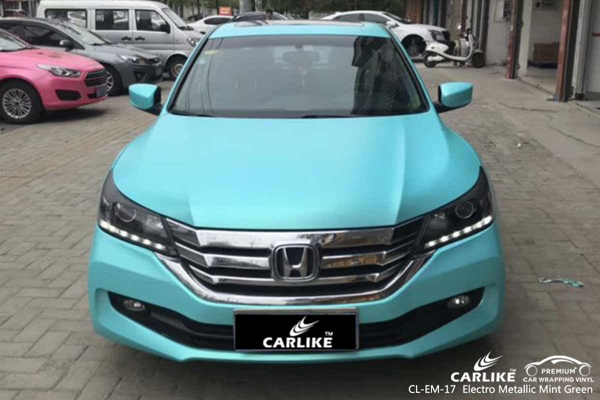 CL-EM-17 ELECTRO METALLIC MINT GREEN CAR WRAP VINYL for HONDA