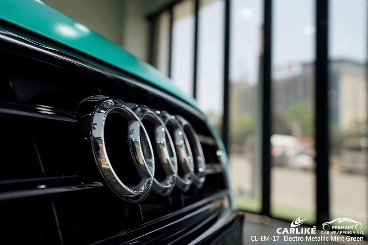 CL-EM-17 vinilo metalizado verde menta para coche para AUDI