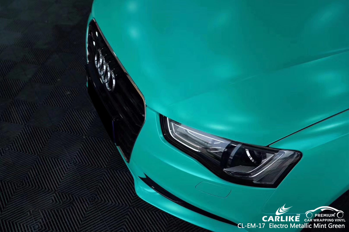 CL-EM-17 vinilo metalizado verde menta para coche para AUDI